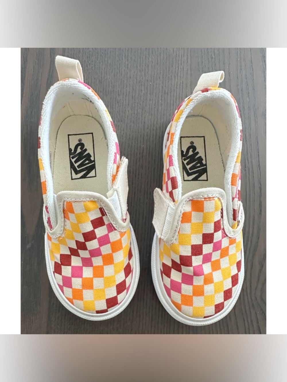 Toddler Classic Slip-On V Checkerboard Shoe